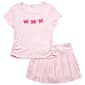 Girls (7-16) No Comment Short Sleeve Butterfly Tee w/ Skort Set - image 1