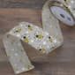 Northlight Seasonal 30ft. Bumblebee Wired Spring Craft Ribbon - image 2