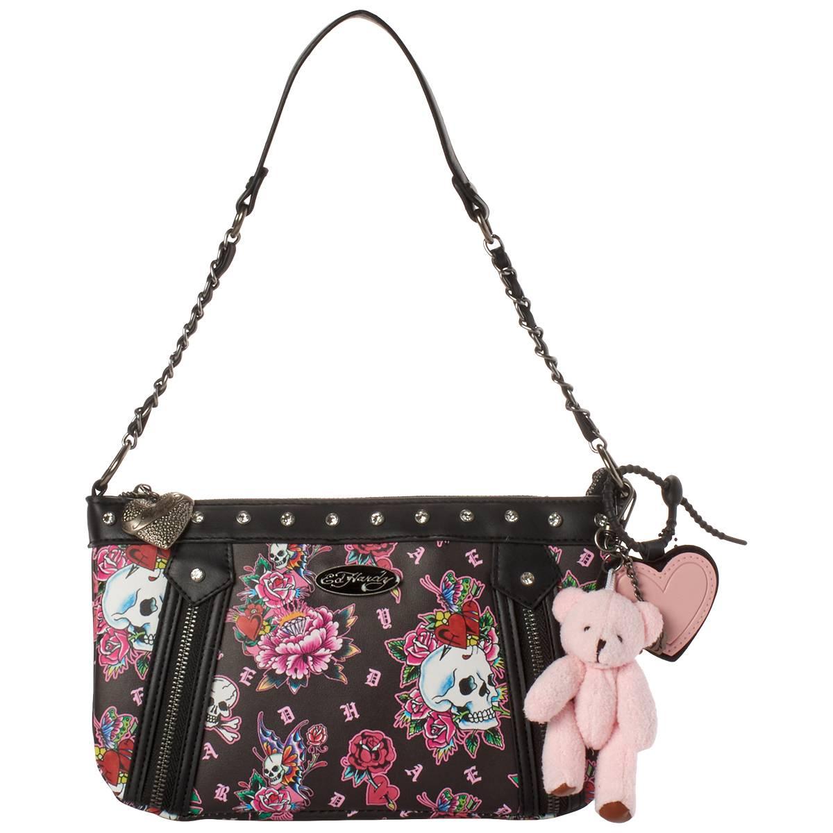 Ed Hardy Eve Shoulder Bag - Black