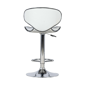 Linon Home Decor Beldon White Faux Leather Adjustable Barstool - image 7