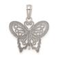 Gold Classics&#8482; 14kt. White Gold Polished Butterfly Charm - image 3