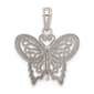 Gold Classics&#8482; 14kt. White Gold Polished Butterfly Charm - image 3