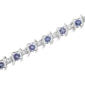 Gemstones Classics&#8482; Blue Tanzanite & Diamond Bracelet - image 3