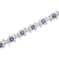 Gemstones Classics&#8482; Blue Tanzanite & Diamond Bracelet - image 3