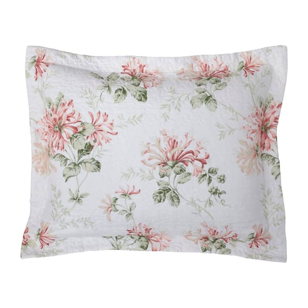 Laura Ashley® Honeysuckle 136 Thread Count Reversible Quilt Set