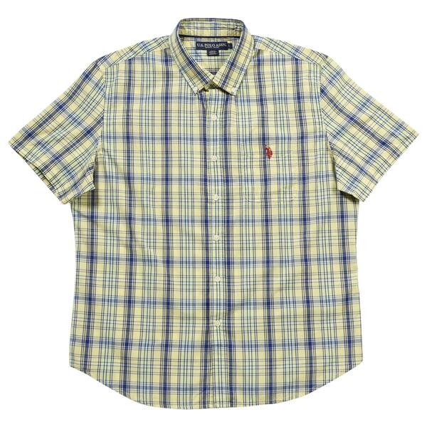 Mens U.S. Polo Assn.&#40;R&#41; Woven Plaid Button Down Shirt - image 