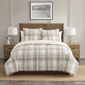 VCNY Home Plaid 3pc. Brushed Cotton Flannel/Sherpa Comforter Set - image 1
