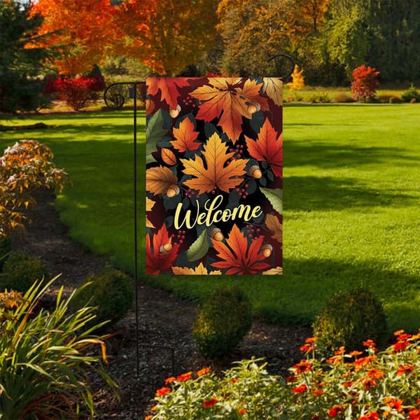 Briarwood Lane Autumn Color Leaves Garden Flag