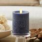 Luminaria 3x4.5 Sea Glass Fameless Pillar Candle - image 1