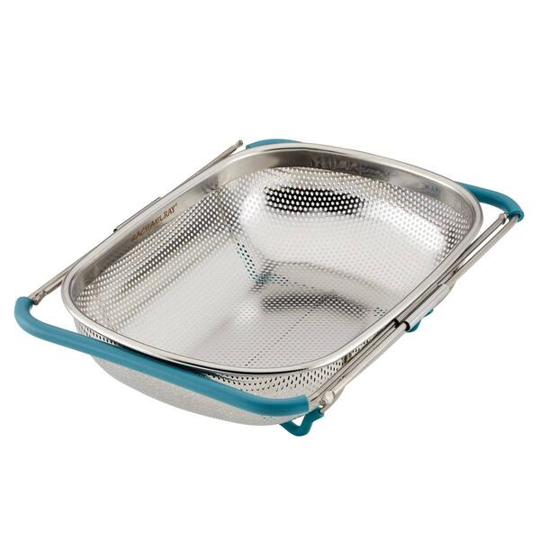 Rachael Ray 4.5qt. Over-the-Sink Stainless Steel Colander - image 