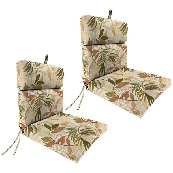 Jordan Oasis Nutmeg Outdoor Chair Cushions - Set Of 2 - image 
