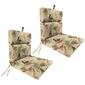 Jordan Oasis Nutmeg Outdoor Chair Cushions - Set Of 2 - image 1