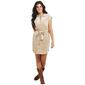 Juniors Almost Famous&#40;tm&#41; Knit Corduroy Flange Sleeve Button Dress - image 1