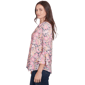 Womens Ruby Rd. Color Crush Garden Floral Ruffle Sleeve Blouse - image 4