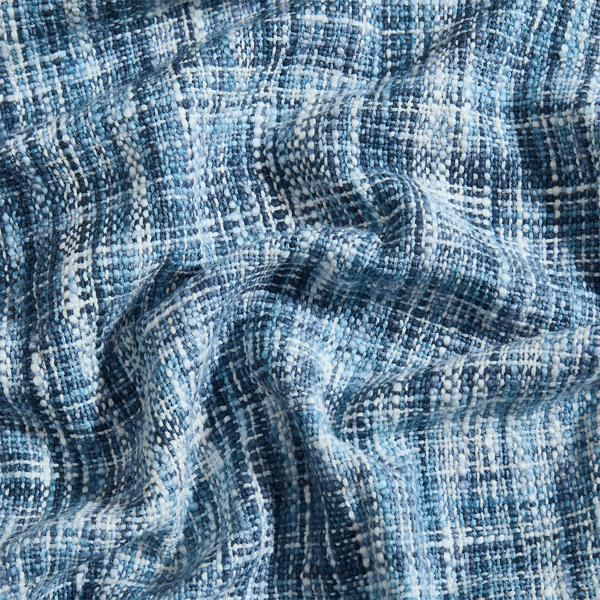 Palm Aire Margate Blue Cotton Throw Blanket
