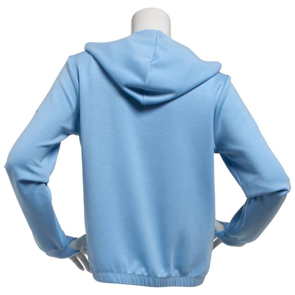 Womens Bebe Sport Long Sleeve Zipper Front Hoodie