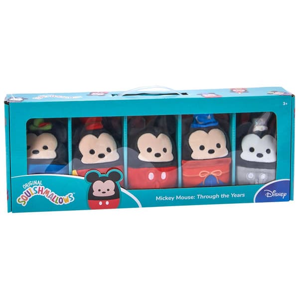 Squishmallows Mickey Mouse Through The Years 5 Piece Set - image 