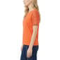 Petite NY Collection Short Lace Sleeve Solid Blouse - image 3
