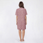 Womens Moon to Noon Short Sleeve Abstract Snap Duster - image 2