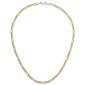 Gold Plated over Sterling Silver Figaro Chain Necklace - image 6