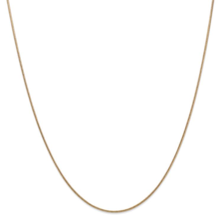 Gold Classics(tm) 1.4mm. 14k Gold Round Snake Chain Necklace