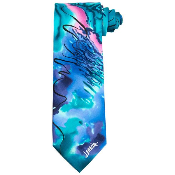 Mens Garcia Tie - Poet Absorbs War - image 