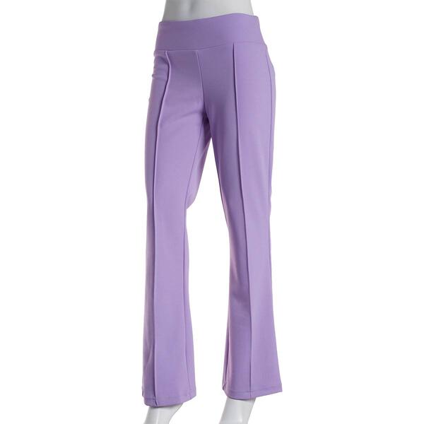 Plus Size Apparel Solid Pull On Flare Leg Pants - image 