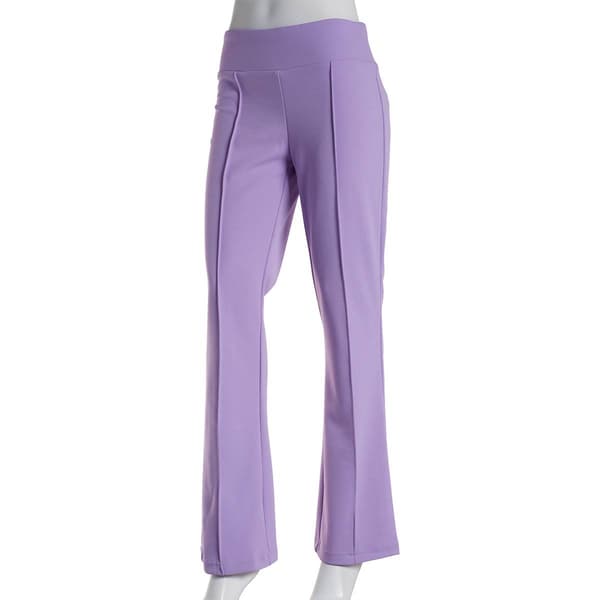 Petite Soho Apparel Solid Pull On Flare Leg Pants - image 