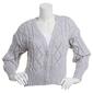 Juniors Pink Rose Better Days Cardigan - image 1
