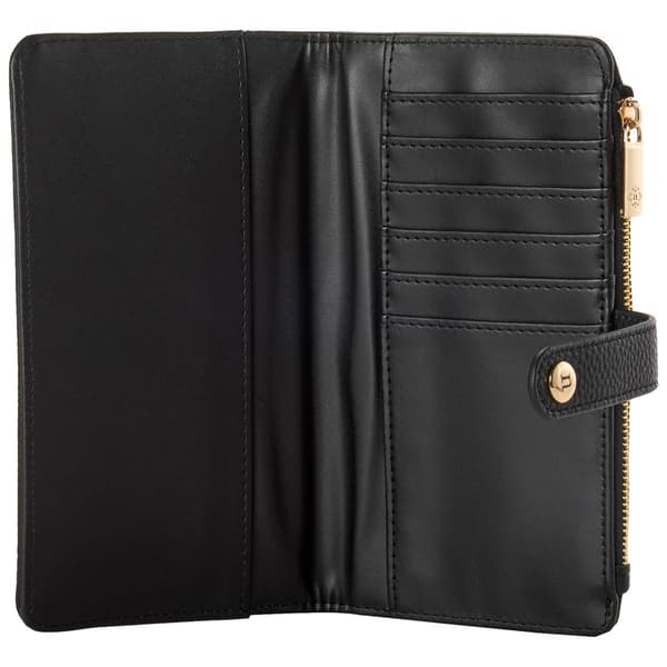 Womens Nanette Lepore Lilli Bi-Fold Wallet - Black Heart