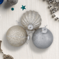 Northlight 9ct. Gold & Silver Glass Ball Christmas Ornaments - image 2