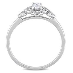 Diamond Classics™ White Gold 1/4ctw. Diamond Engagement Ring