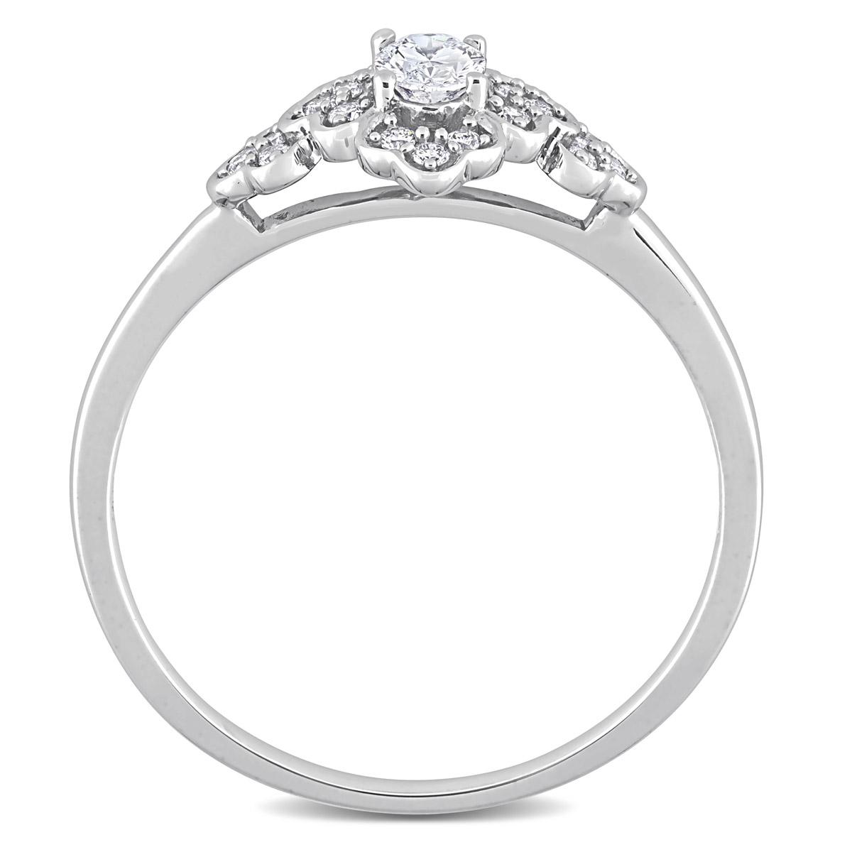 Diamond Classics™ White Gold 1/4ctw. Diamond Engagement Ring