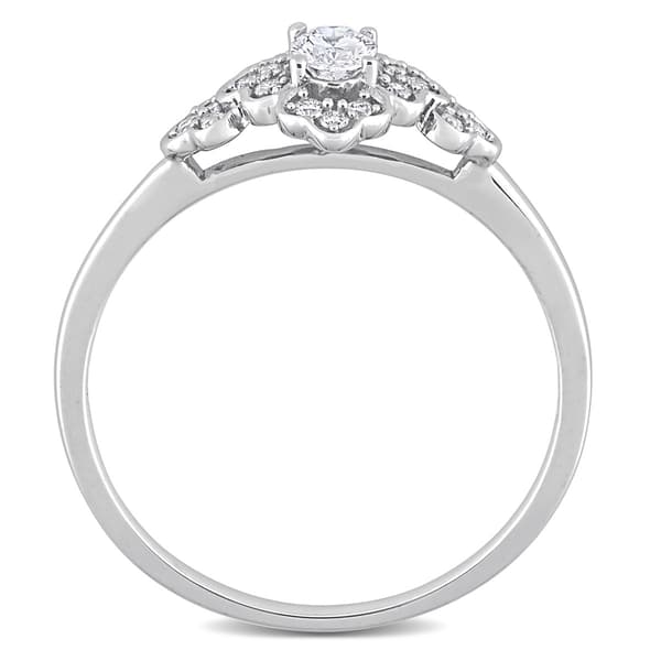 Diamond Classics™ White Gold 1/4ctw. Diamond Engagement Ring