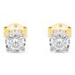 Nova Star&#174; Yellow Gold 1/2ctw. Lab Grown Diamond Stud Earrings - image 3