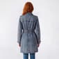 Juniors Stoosh Denim Wash Trench Coat with Tie Belt - image 2