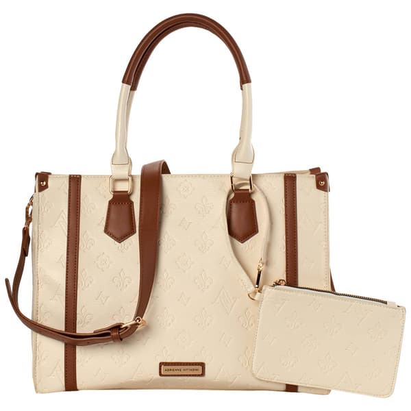 Adrienne Vittadini Embossed Box Tote - image 