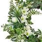 Northlight Seasonal Artificial Hellebores & Ivy Spring Wreath - image 6