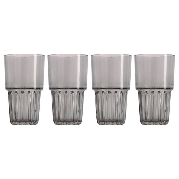 Forum Smoke 16.27oiz. High Ball Glasses - Set of 4 - image 