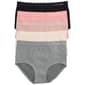 Plus Size Laura Ashley&#174; 5pk. Ribbed Brief Panties - LS1290-5PKA1 - image 2