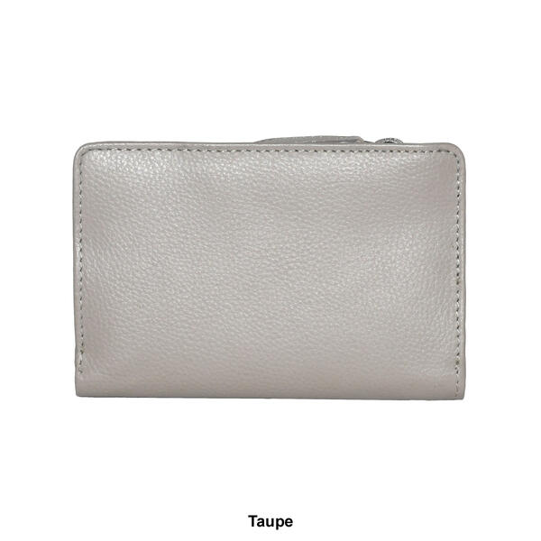 Womens Clulb Rochelier Medium Full Leather Bi-Fold Wallet