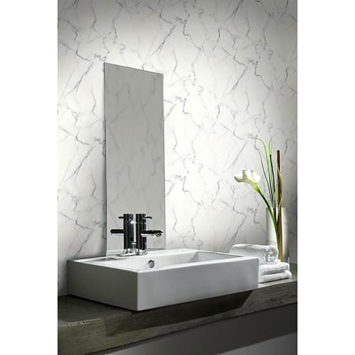 RoomMates(R) Carrara Marble Peel &amp; Stick Wallpaper - image 