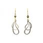 Silver Forest Playful Paisley Drop Earrings - image 1