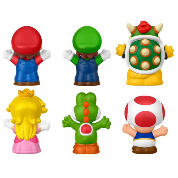 Fisher-Price Little People Supermario Figure 6Pk