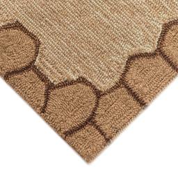 Liora Manne Frontporch Honeycomb Bee Rectangular Area Rug