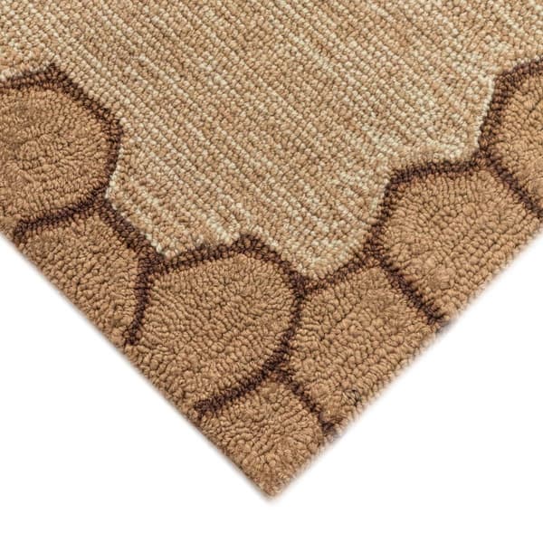 Liora Manne Frontporch Honeycomb Bee Rectangular Area Rug