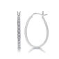 Nova Star&#40;R&#41; 1/10cttw. Lab Grown Diamond Huggie Hoop Earrings - image 1