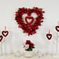 Northlight Seasonal Red Heart Glittered Valentine''s Day Wreath - image 2