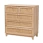 Baxton Studio Elsbeth Oak Brown Wood 5-Drawer Storage Cabinet - image 1
