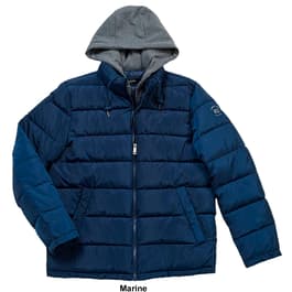 Mens Kenneth Cole&#174; Hooded Quilt Coat